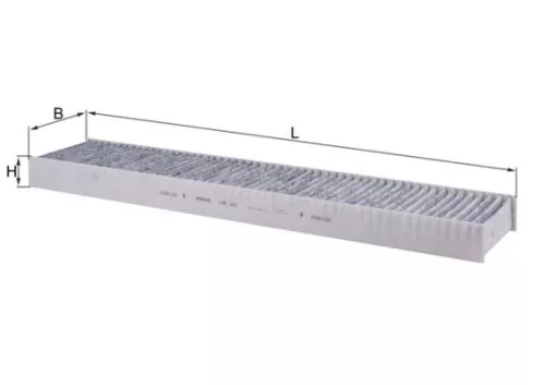 Filter, cabinelucht KNECHT LAK 242)