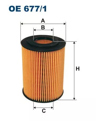 Oil Filter FILTRON OE 677/1)