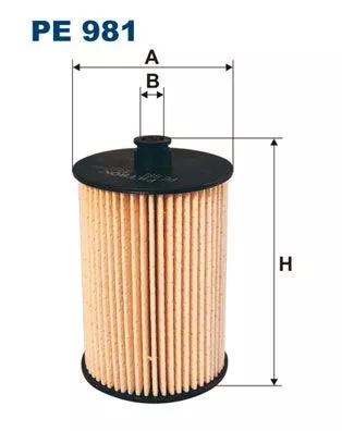 Brandstoffilter FILTRON PE 981)
