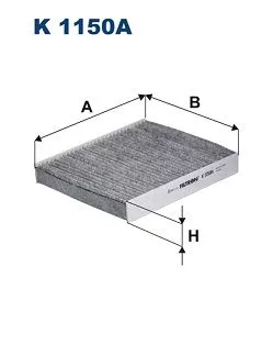 Filter, cabin air FILTRON K 1150A)