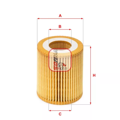 Oliefilter SOFIMA S 5049 PE)
