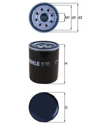 Oil Filter KNECHT OC 521)