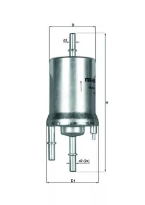 Fuel Filter KNECHT KL 156/1)