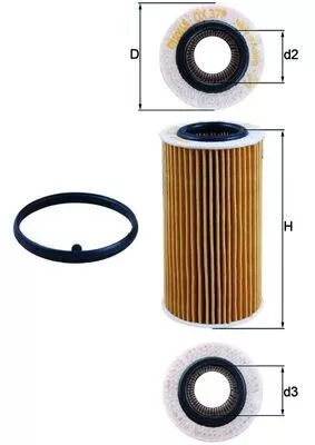 Oil Filter KNECHT OX 379D)