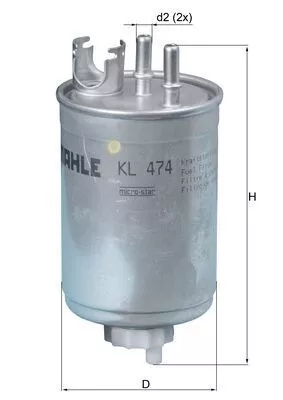 Brandstoffilter KNECHT KL 474)