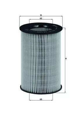 Luchtfilter KNECHT LX 1805)