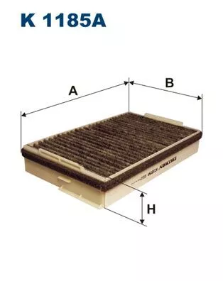 Filter, cabin air FILTRON K 1185A)