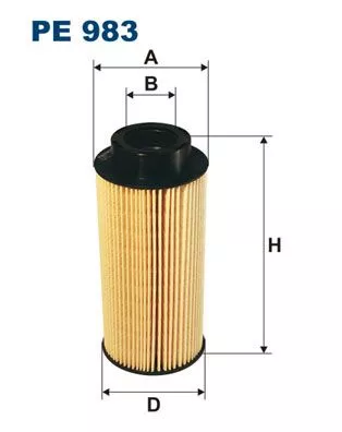 Brandstoffilter FILTRON PE 983)