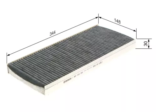 Filter, cabinelucht BOSCH 1 987 432 306)
