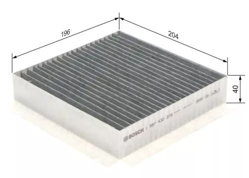 Filter, cabinelucht BOSCH 1 987 432 378)