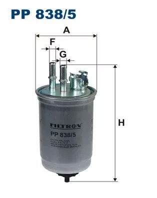 Fuel Filter FILTRON PP 838/5)
