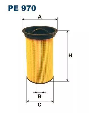 Brandstoffilter FILTRON PE 970)