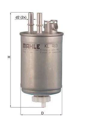 Fuel Filter KNECHT KL 483)