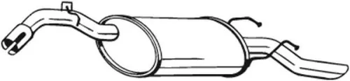 Achterdemper BOSAL 141-213)