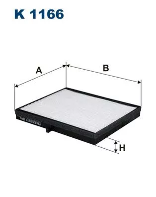 Filter, cabinelucht FILTRON K 1166)