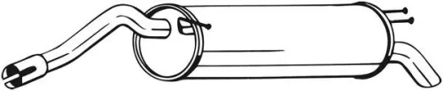 Achterdemper BOSAL 148-341)