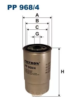 Fuel Filter FILTRON PP 968/4)