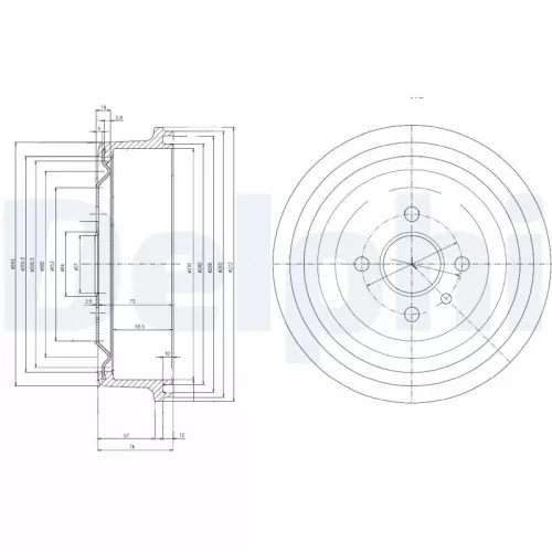 Remtrommel DELPHI BF392)