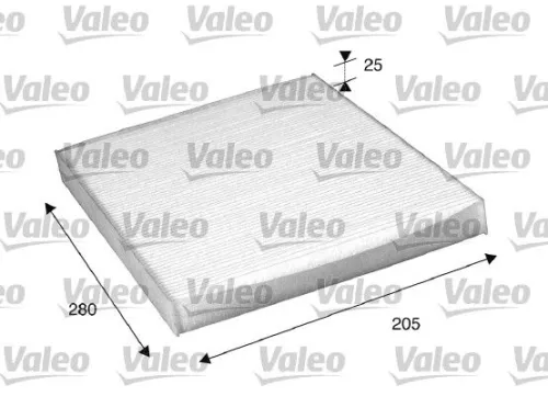 Filter, cabin air VALEO 698885)