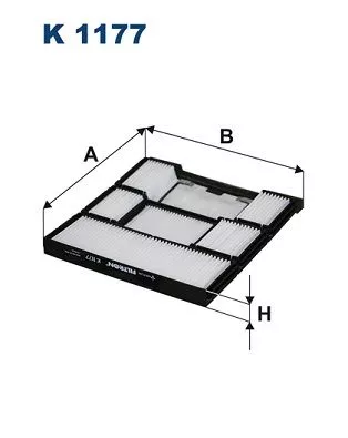 Filter, cabinelucht FILTRON K 1177)