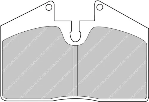 Remblokkenset, schijfrem FERODO RACING FCP451R)