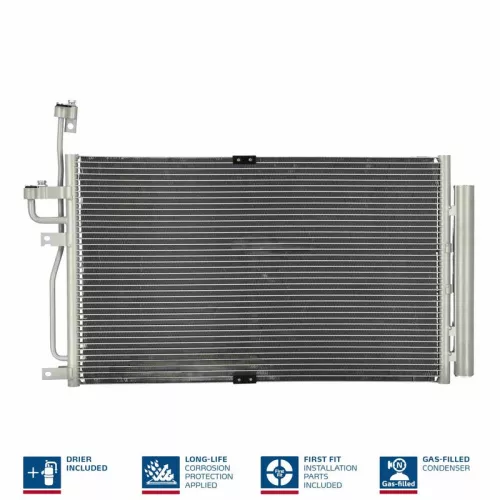Condensor, airconditioning NISSENS 94977)