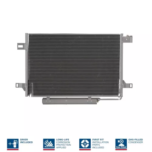 Condensor, airconditioning NISSENS 94910)