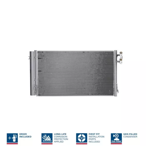 Condensor, airconditioning NISSENS 94873)