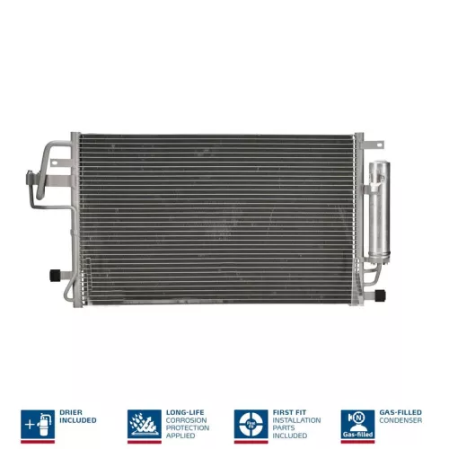 Condensor, airconditioning NISSENS 94801)