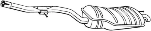 Achterdemper BOSAL 283-497)