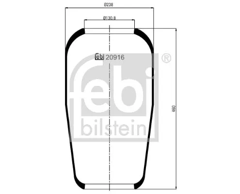 Balg, stuurinrichting FEBI BILSTEIN 21694)
