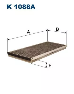 Filter, cabin air FILTRON K 1088A)