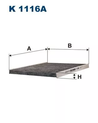 Filter, cabinelucht FILTRON K 1116A)