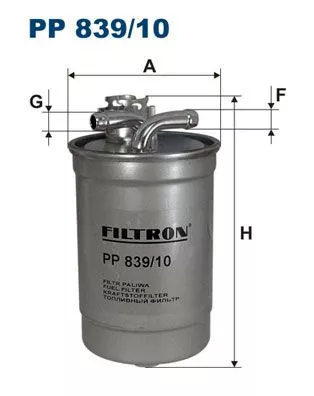 Brandstoffilter FILTRON PP 839/10)