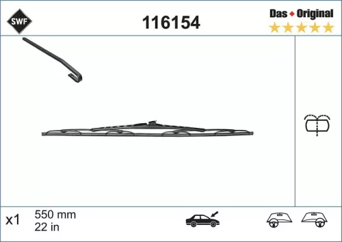 Ruitenwisser SWF 116154)