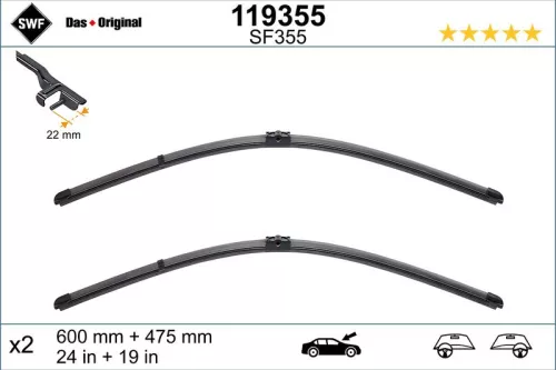 Wiper Blade SWF 119355)