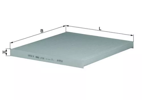 Filter, cabinelucht KNECHT LA 306)