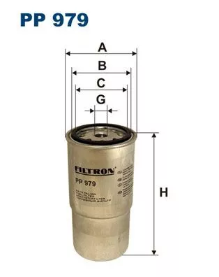 Fuel Filter FILTRON PP 979)