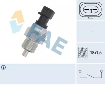 Schakelaar, achteruitrijlicht FAE 40490)
