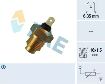 Sensor, coolant temperature  31140)