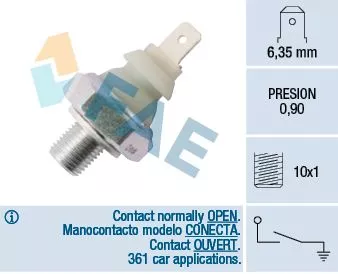 Oil Pressure Switch FAE 12930)