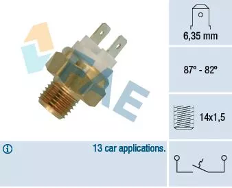 Temperature Switch, radiator fan FAE 36050)