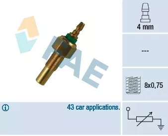 Sensor, coolant temperature  32170)