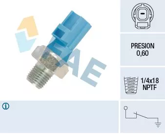 Oil Pressure Switch FAE 12612)