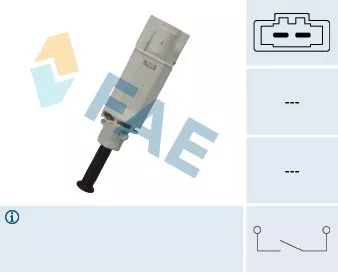 Schakelaar, koppelingsbediening (cruisecontrol) FAE 24771)