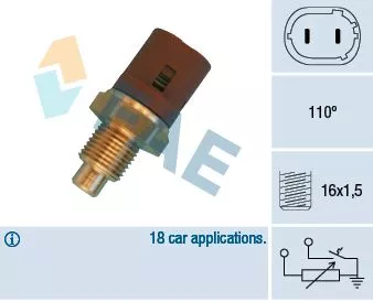 Sensor, coolant temperature FAE 34450)