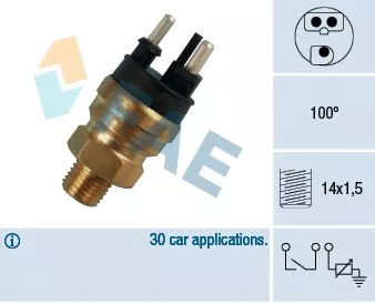 Sensor, koelvloeistoftemperatuur FAE 34310)
