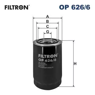 Oil Filter FILTRON OP 626/6)