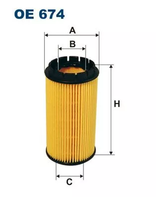 Oil Filter FILTRON OE 674)