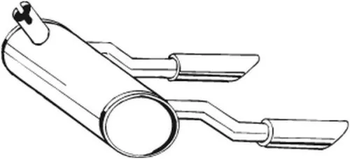 Achterdemper BOSAL 185-582)